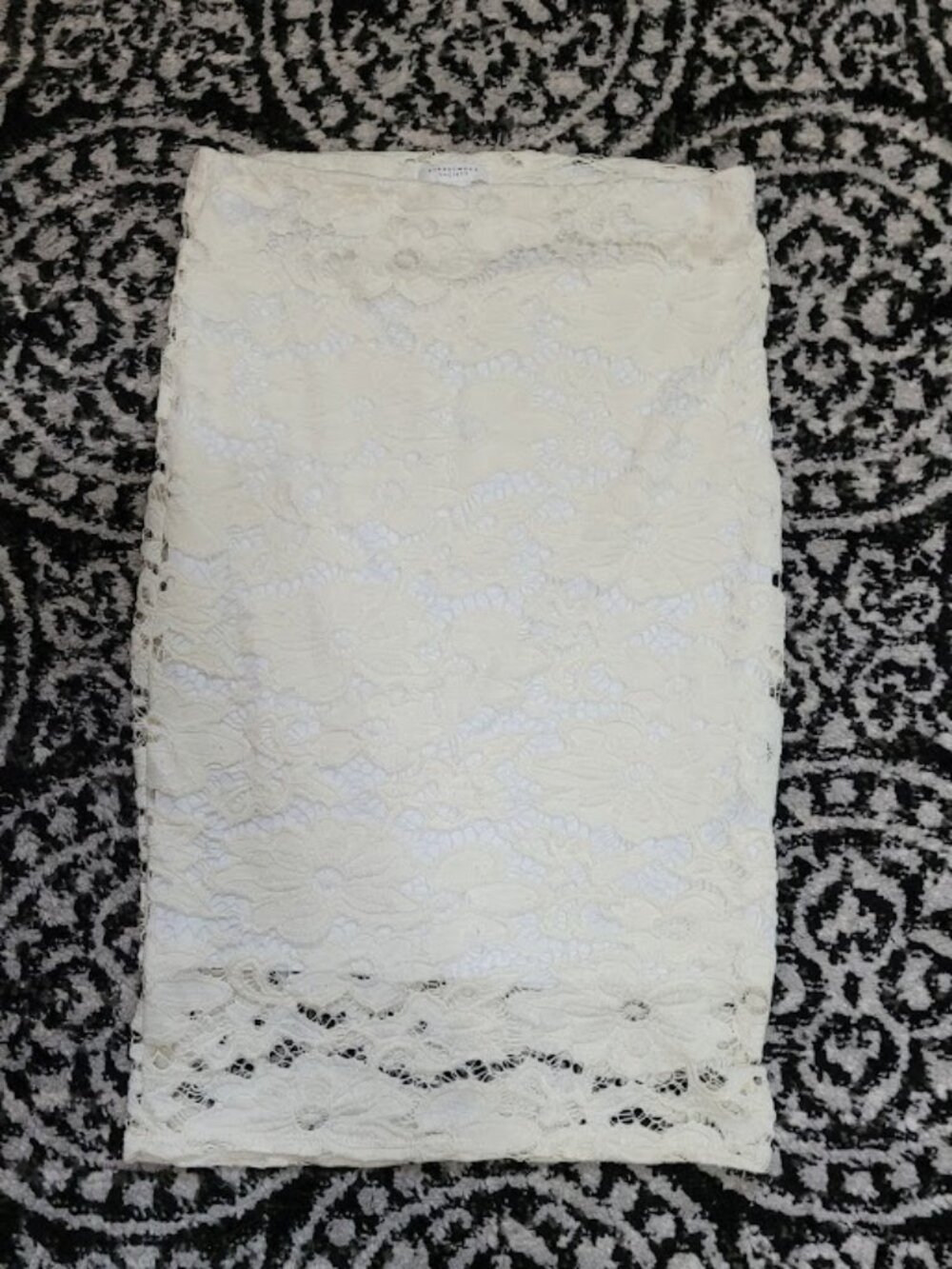 White Lace Maxi Skirt